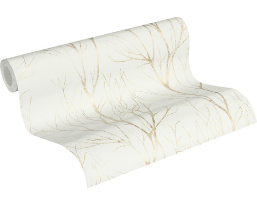 Tapetrulle med trädgrensmönster