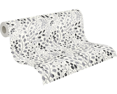 Tapetrulle med bladmönster