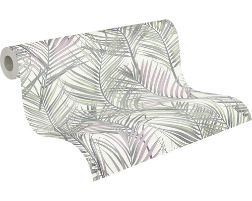 Tapetrulle med palmbladsmönster
