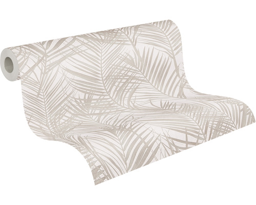 Tapetrulle med palmbladsmönster
