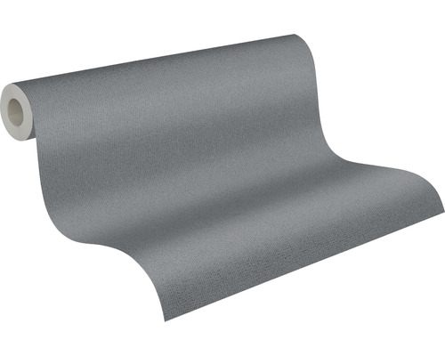 Rulle grå non-woven tapet med textilutseende