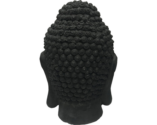 Bakifrån av en Buddha-byst som dekoration
