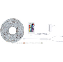 LED-slinga med fjärrkontroll och nätadapter