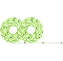 Två upprullade LED-strips