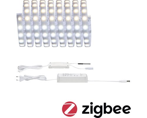 LED-strip med strömförsörjning och Zigbee-logotyp