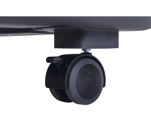 Dubbelrulle med parkeringsbroms för verkstadsvagn