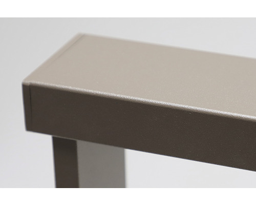 Detaljvy av en aluminiumram