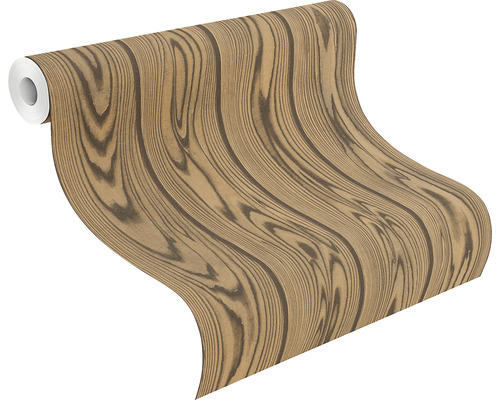 Tapetrulle med träimitation