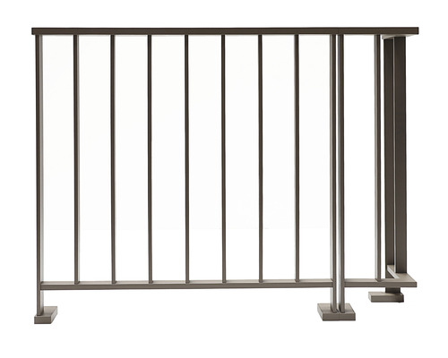 Räcke med vertikala stänger