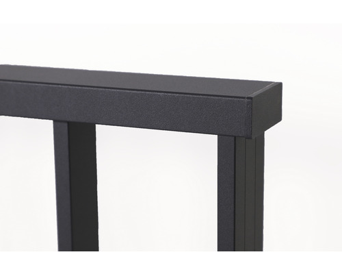 Detaljvy av en metallram