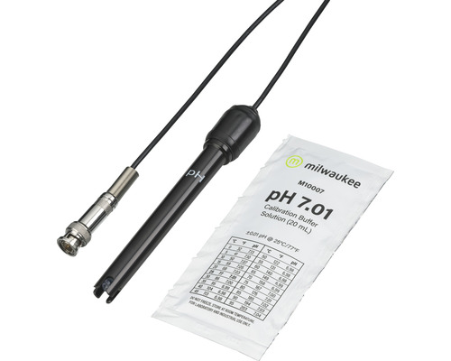 pH-elektrod med pH 7,01-bufferlösning
