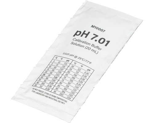 pH 7.01 kalibreringsbufferlösning i en förpackning