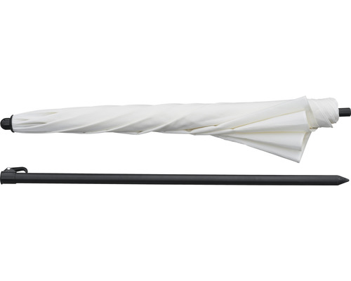 Stängt parasoll med tvådelad stång