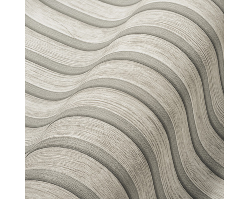 Tapet med vågmönster i träimitation