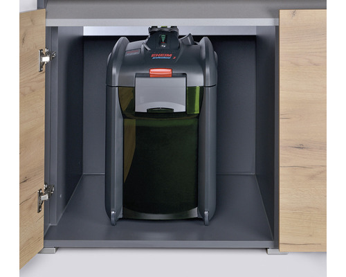 Akvarium ytterfilter i underskåpet