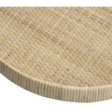 Närbild av en flätad bordstablett i bambu