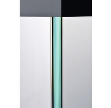 Detaljvy av ett glasblock