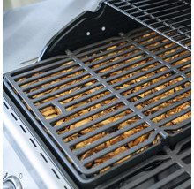 Grill med rökbox och rökflis