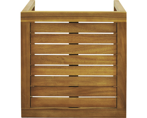 Träplanteringslåda med ribbstruktur