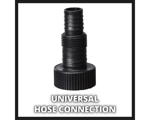 Universell slangkoppling för trädgårdsslangar