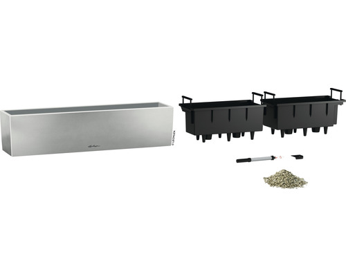 Lechuza Classico Color 75 blomlåda komplett set med bevattningssystem