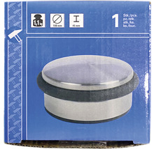 Dörrstopp i metall, 100 mm diameter, 45 mm höjd, 1,1 kg