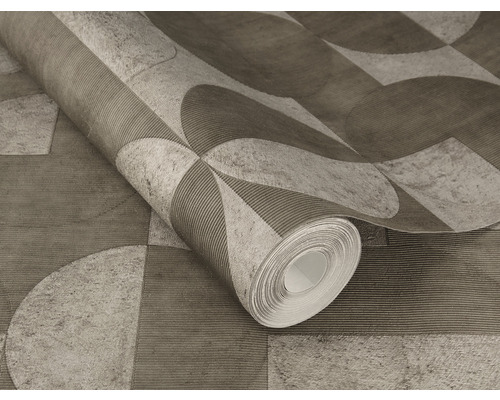 Rulle av non-woven tapet med geometriskt mönster