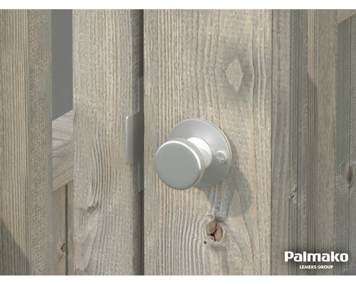 Dörr med handtag och lås