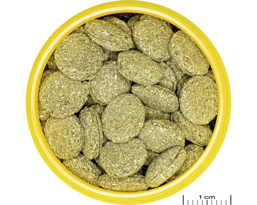 Kaninfoderpellets i en burk