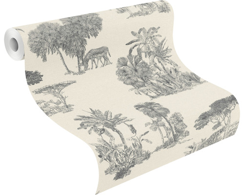 Tapetrulle med djungelmotiv