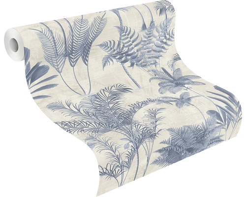 Tapetrulle med växtmönster