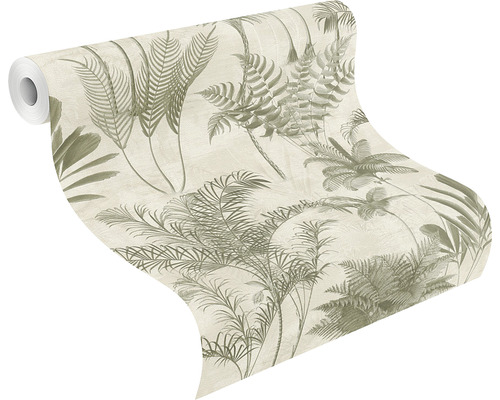 Tapetrulle med växtmönster