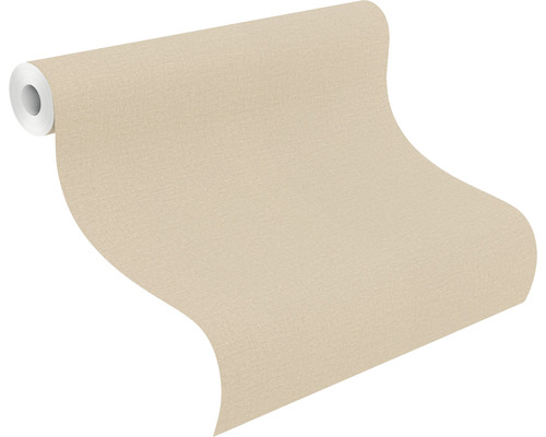 Rulle med beige non-woven tapet