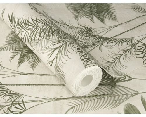 Tapetrulle med palmbladsmotiv