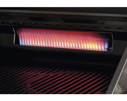 Brinnande gasolgrill infraröd brännare