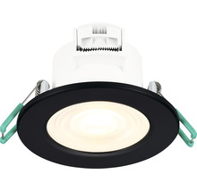 Takmonterad spotlight med svart ram