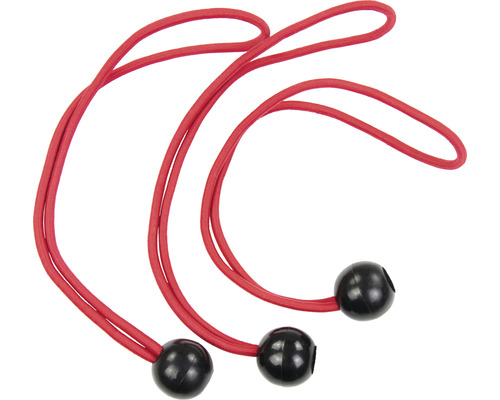 Elastisk snodd med kula för att fästa presenningar