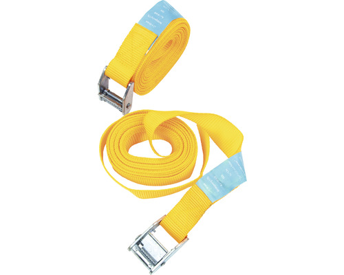 Spännband med klämlås för lastsäkring