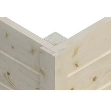 Träförråd SKAN HOLZ Flex inkl. golv 480x340cm natur