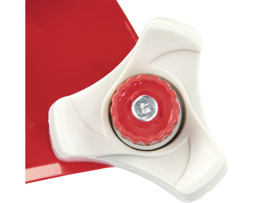 Detaljvy av en skruv med vinggrepp