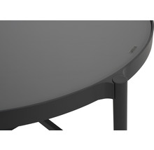 Loungeset GARDEN PLACE Amelie metall inkl. 2 bord 5 delar grå