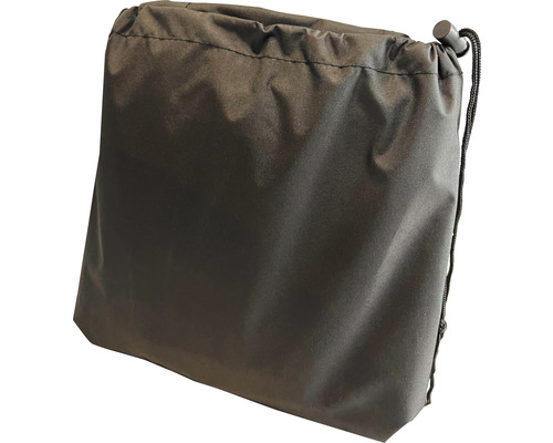 Svart packpåse med dragsko