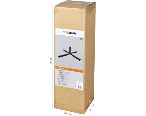 Förpackat parasollfot från Soluna