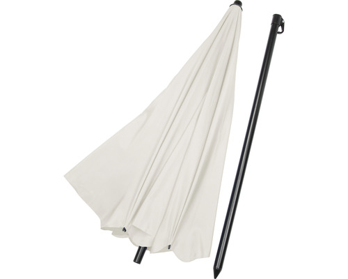 Stängt parasoll med markspett