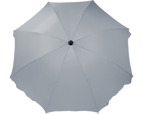 Övervy av ett öppet parasoll