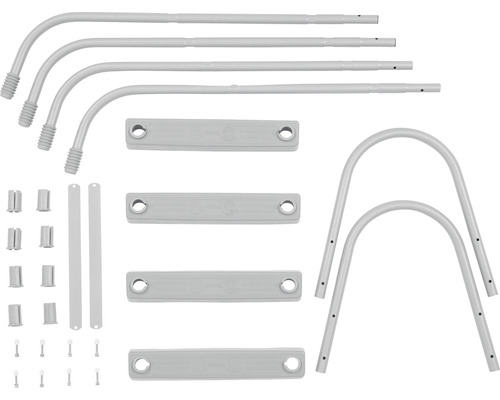 Enskilda delar för duschdraperihållare