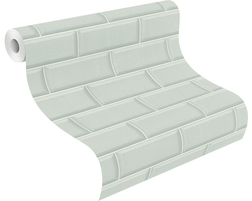 Tapetrulle med kakeldesign