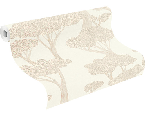 Tapetrulle med trämönster