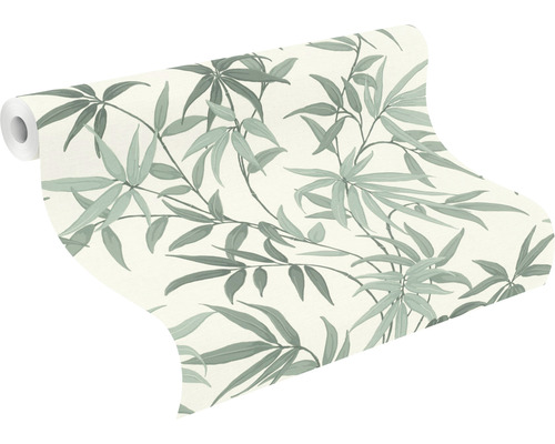 Tapetrulle med bladmönster