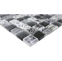 Mosaik XCM JT03 Crystal mix 29,8x29,8 cm black
